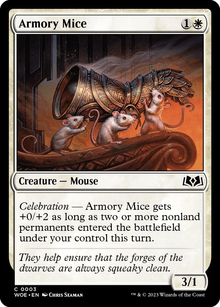 Image for Armory Mice (3) (WOE) - Magic: The Gathering