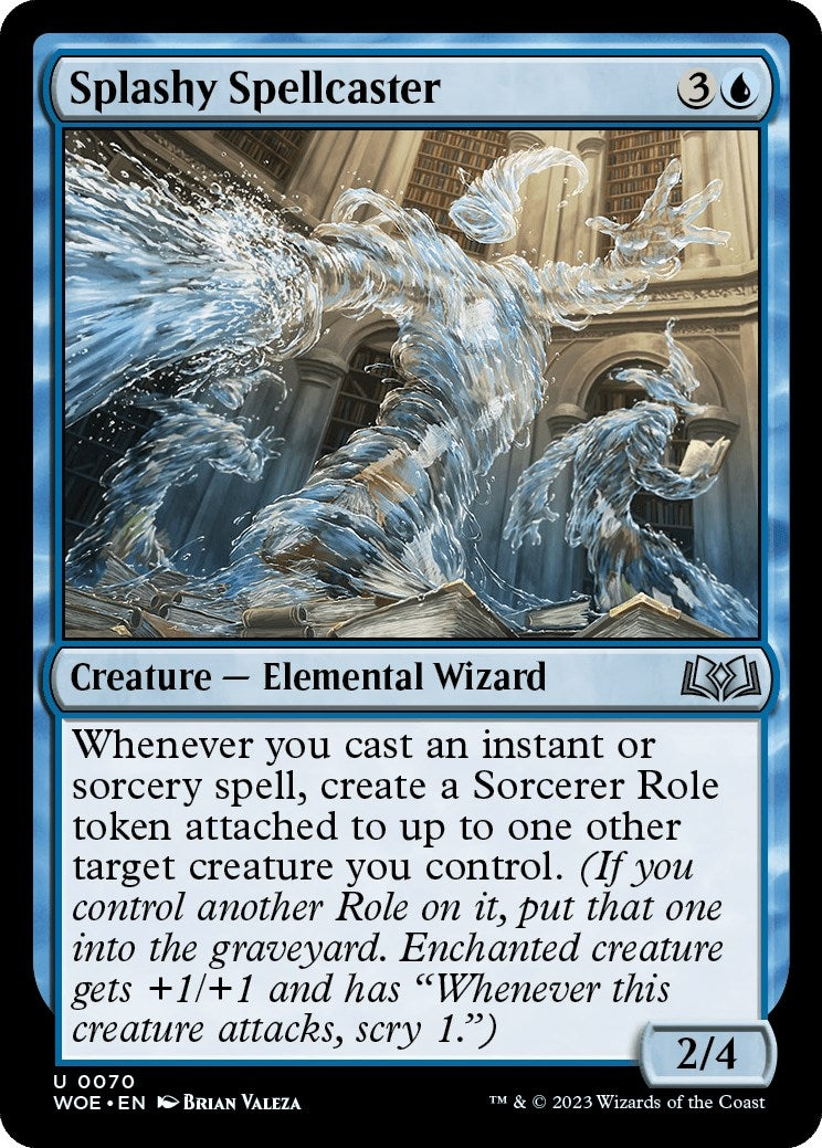 Image for Splashy Spellcaster (70) (WOE) - Magic: The Gathering