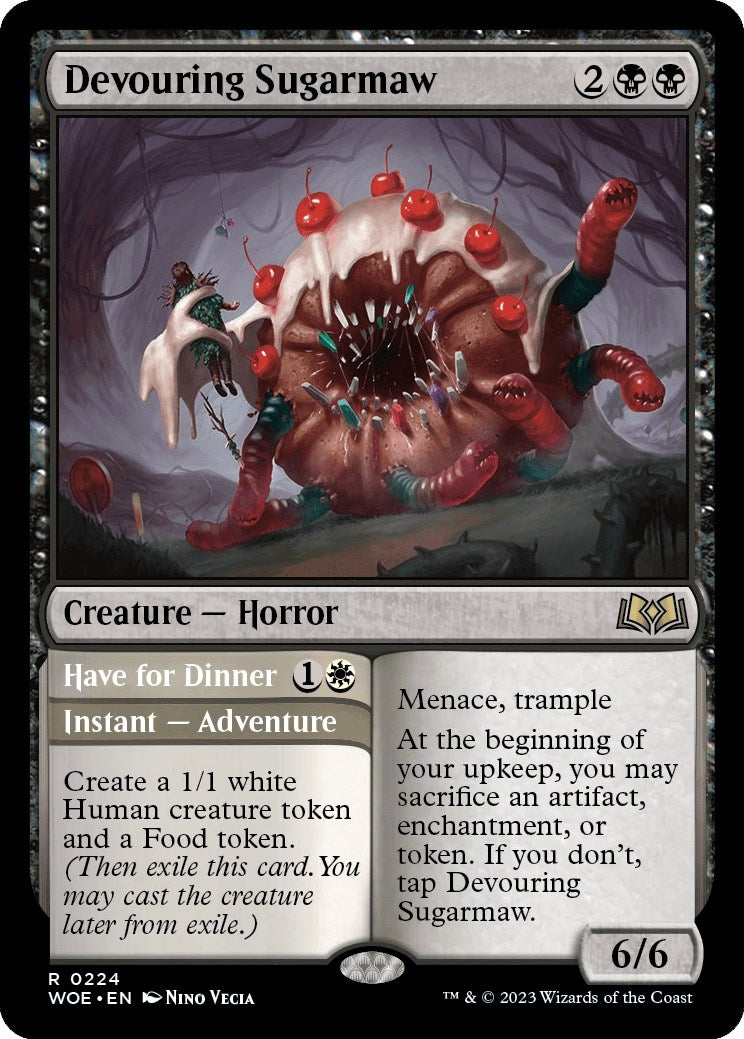 Image for Devouring Sugarmaw (224) (WOE) - Magic: The Gathering