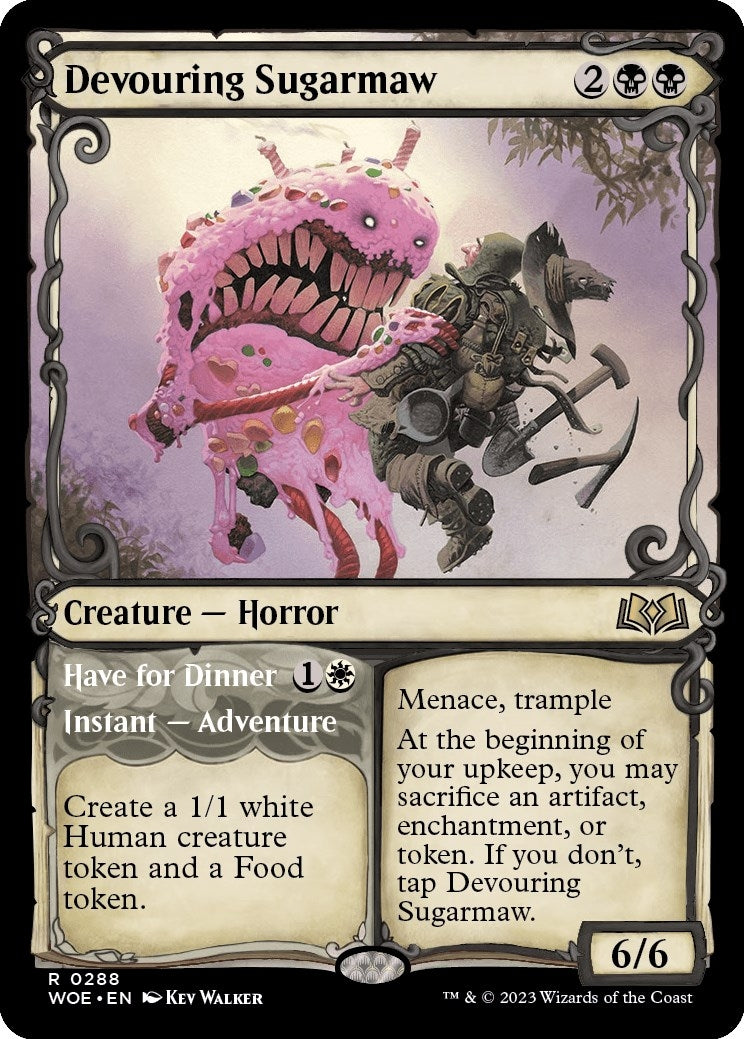 Image for Devouring Sugarmaw (Showcase) (288) (WOE) - Magic: The Gathering