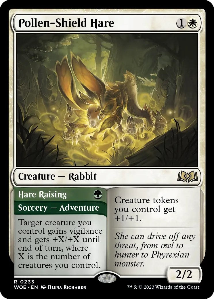 Image for Pollen-Shield Hare (233) (WOE) - Magic: The Gathering