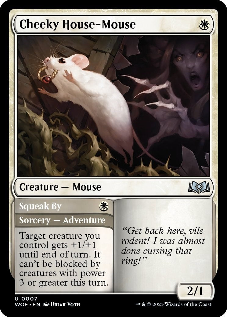Image for Cheeky House-Mouse (7) (WOE) - Magic: The Gathering
