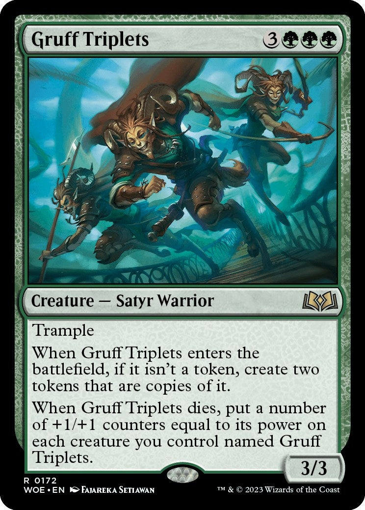 Image for Gruff Triplets (172) (WOE) - Magic: The Gathering