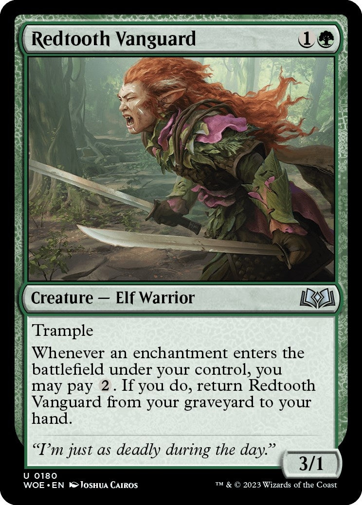 Image for Redtooth Vanguard (180) (WOE) - Magic: The Gathering