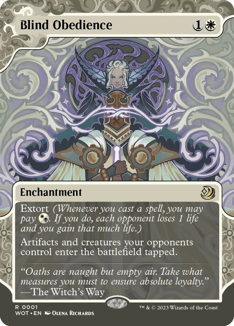 Image for Blind Obedience (1) (WOT) - Magic: The Gathering