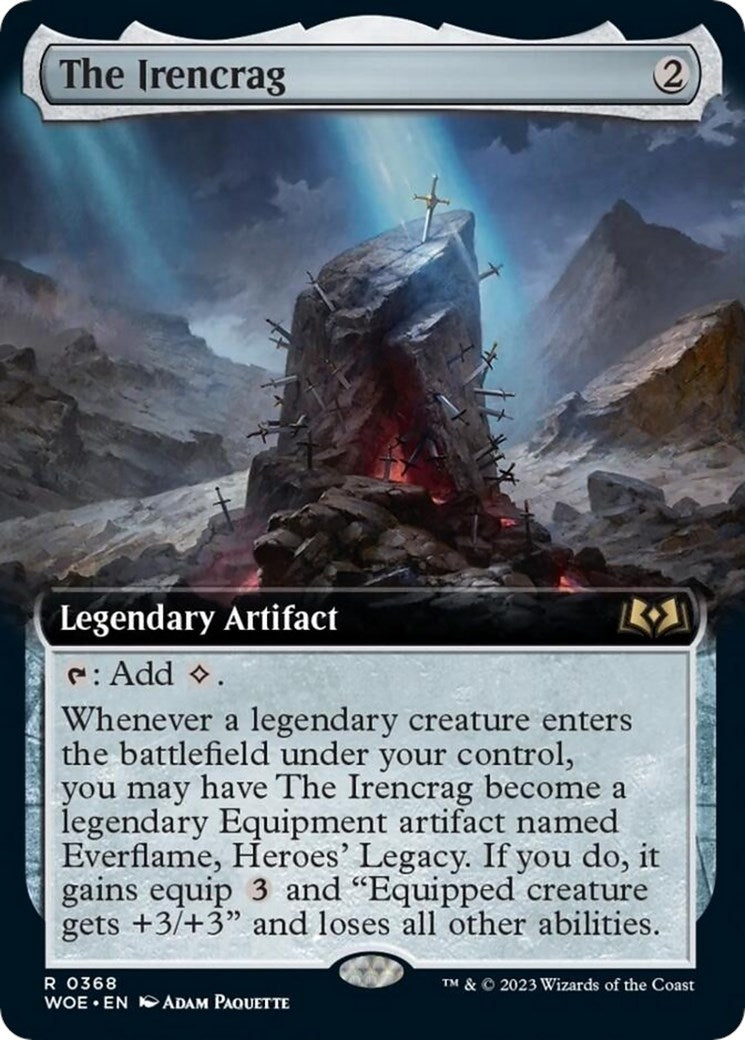 Image for The Irencrag (Extended Art) (368) (WOE) - Magic: The Gathering