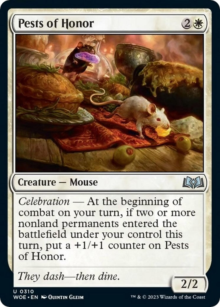 Image for Pests of Honor (310) (WOE) - Magic: The Gathering
