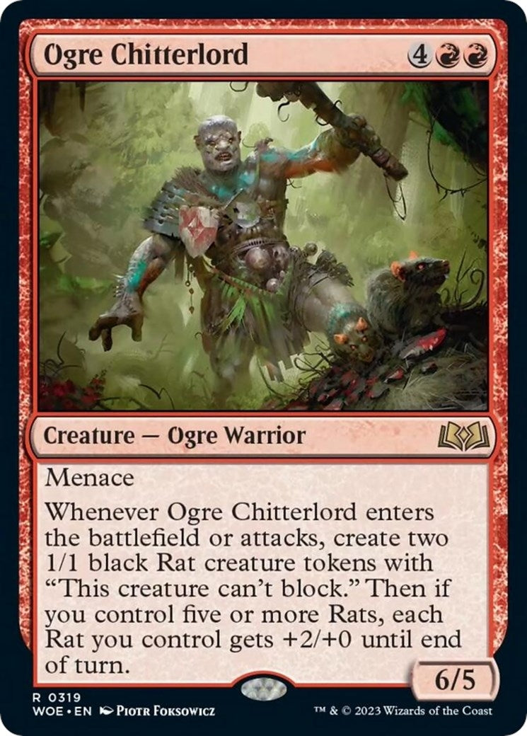 Image for Ogre Chitterlord (319) (WOE) - Magic: The Gathering