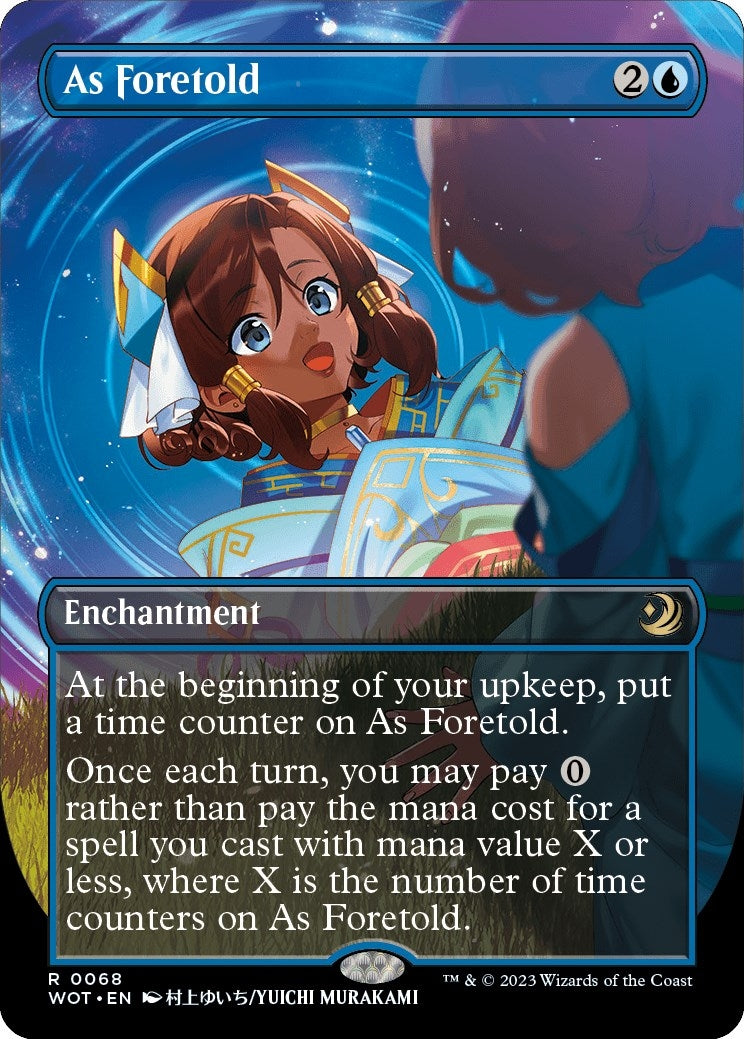 Image for As Foretold (Anime Borderless) (68) (WOT) - Magic: The Gathering