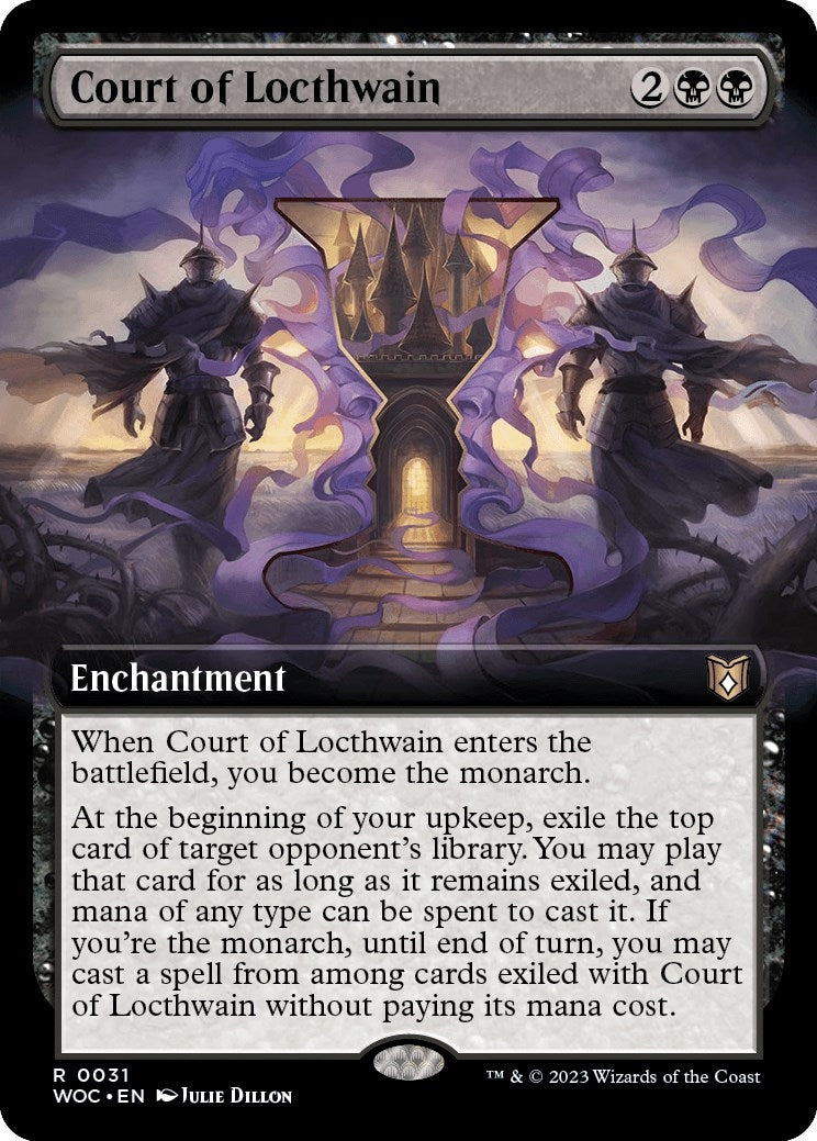 Image for Court of Locthwain (Extended Art) (31) (WOC) - Magic: The Gathering