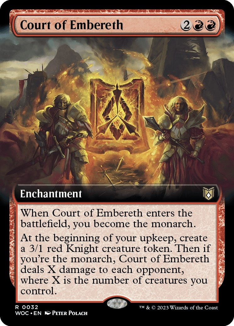 Image for Court of Embereth (Extended Art) (32) (WOC) - Magic: The Gathering