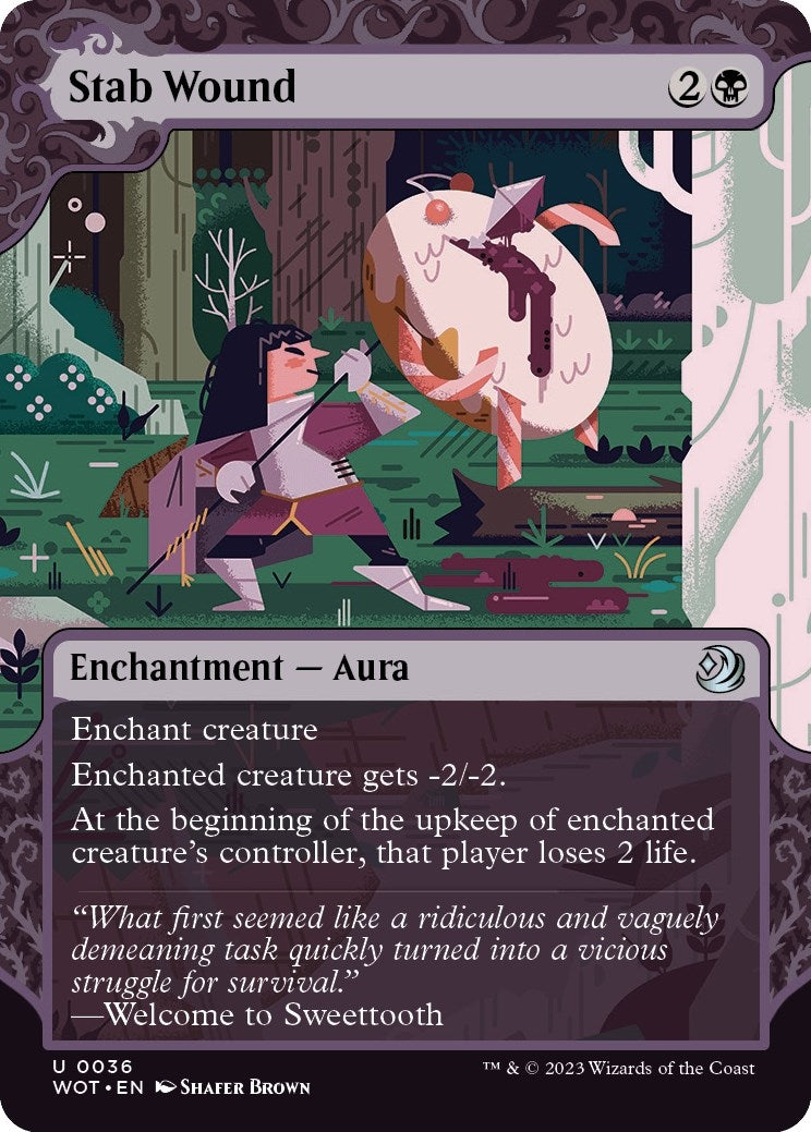 Image for Stab Wound (36) (WOT) - Magic: The Gathering