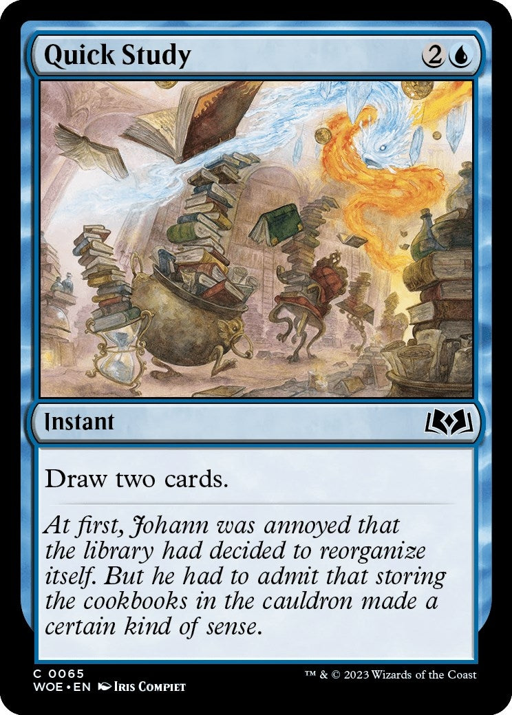 Image for Quick Study (65) (WOE) - Magic: The Gathering