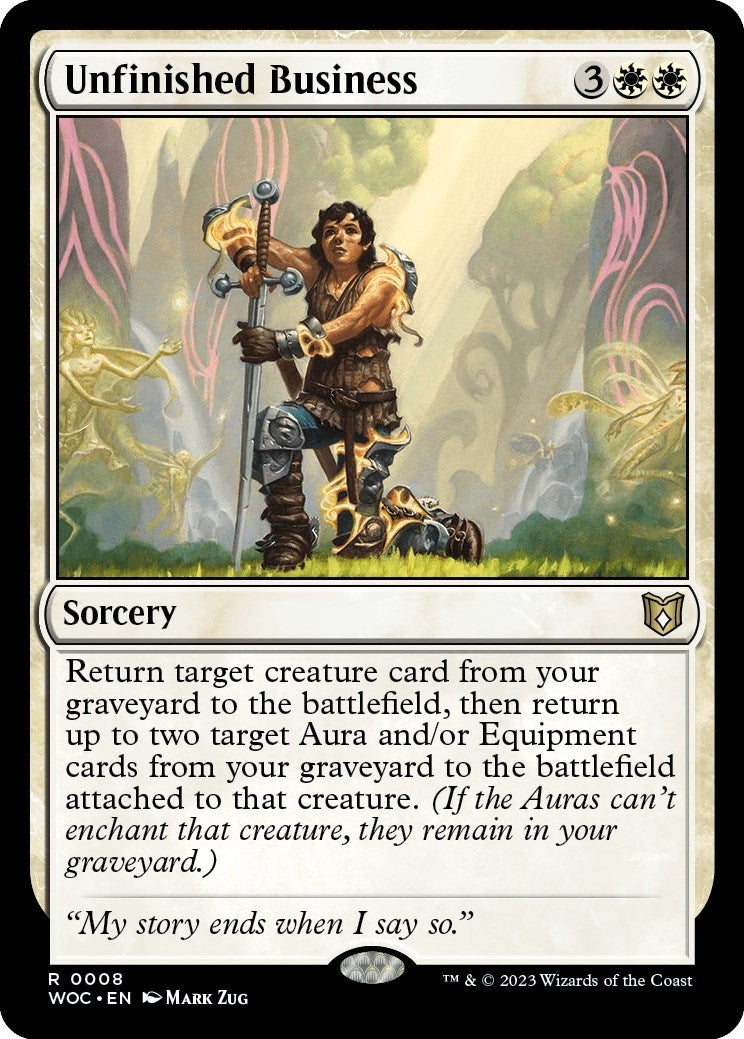 Image for Unfinished Business (8) (WOC) - Magic: The Gathering