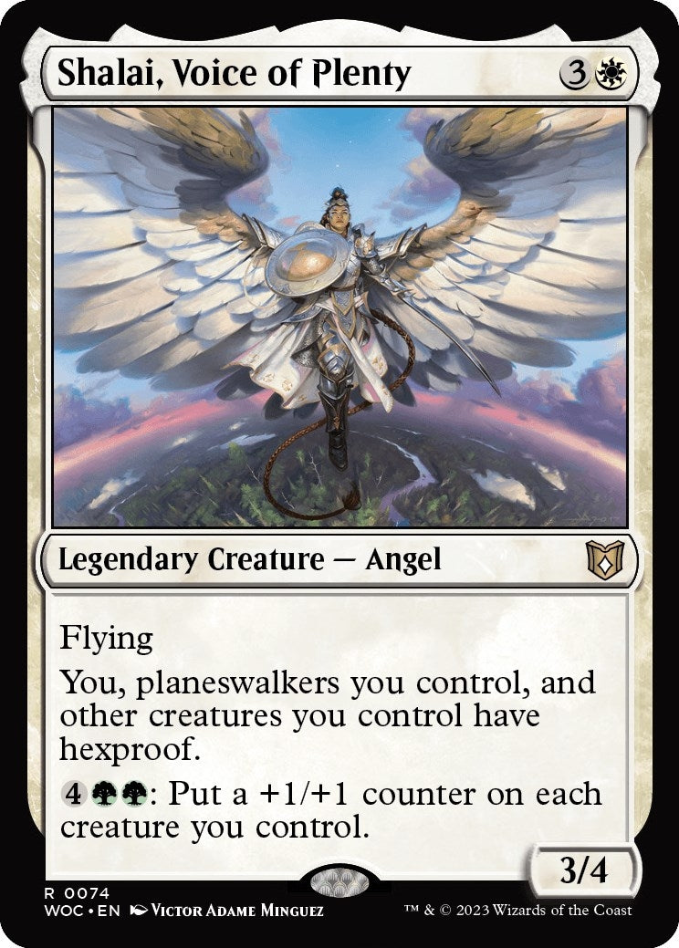 Image for Shalai, Voice of Plenty (74) (WOC) - Magic: The Gathering