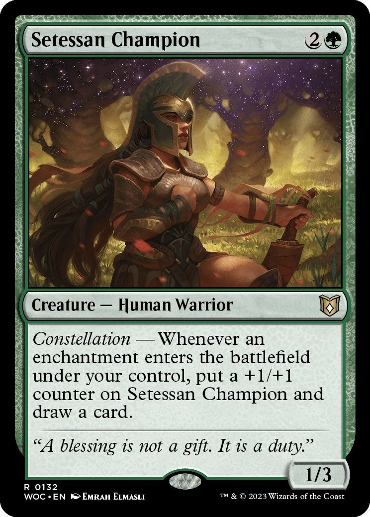 Image for Setessan Champion (132) (WOC) - Magic: The Gathering
