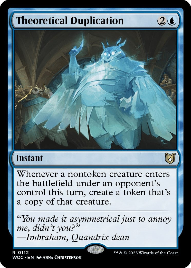 Image for Theoretical Duplication (112) (WOC) - Magic: The Gathering