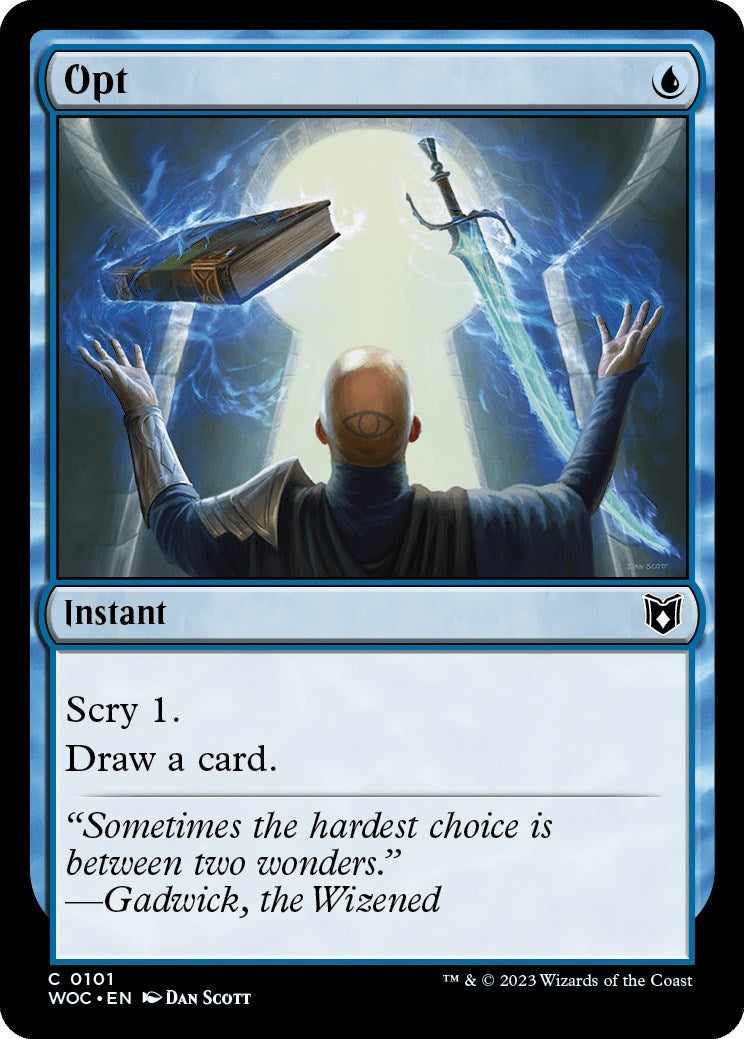 Image for Opt (101) (WOC) - Magic: The Gathering