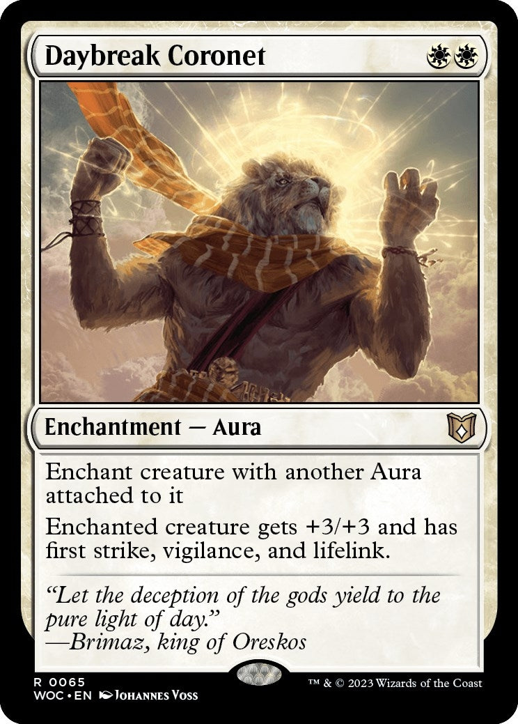 Image for Daybreak Coronet (65) (WOC) - Magic: The Gathering