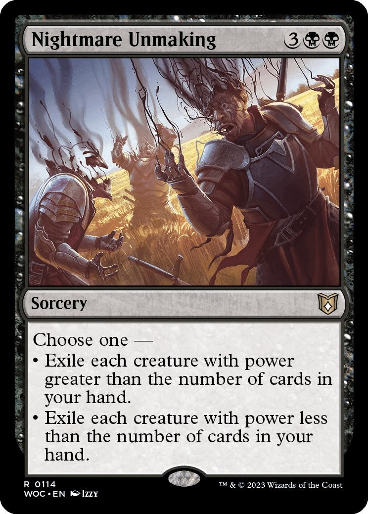 Image for Nightmare Unmaking (114) (WOC) - Magic: The Gathering