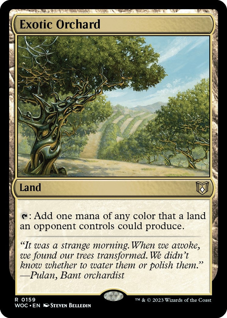 Image for Exotic Orchard (159) (WOC) - Magic: The Gathering