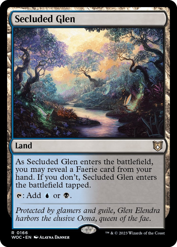 Image for Secluded Glen (166) (WOC) - Magic: The Gathering