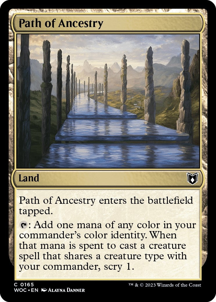 Image for Path of Ancestry (165) (WOC) - Magic: The Gathering