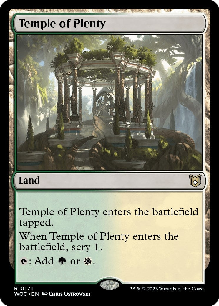 Image for Temple of Plenty (171) (WOC) - Magic: The Gathering