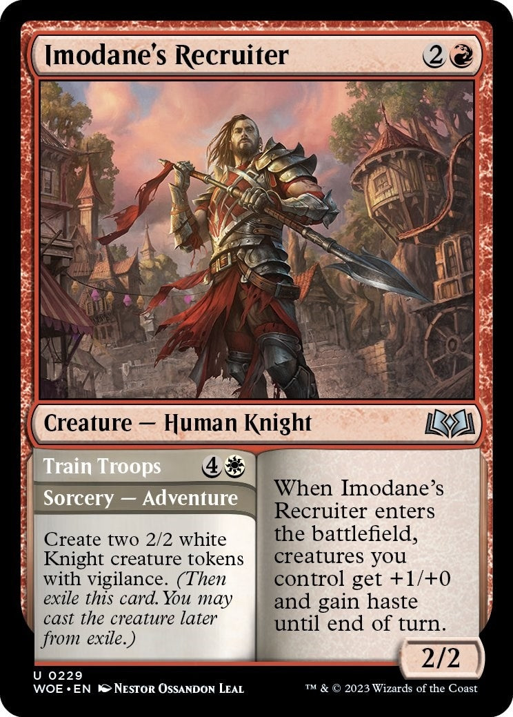 Image for Imodane's Recruiter (229) (WOE) - Magic: The Gathering