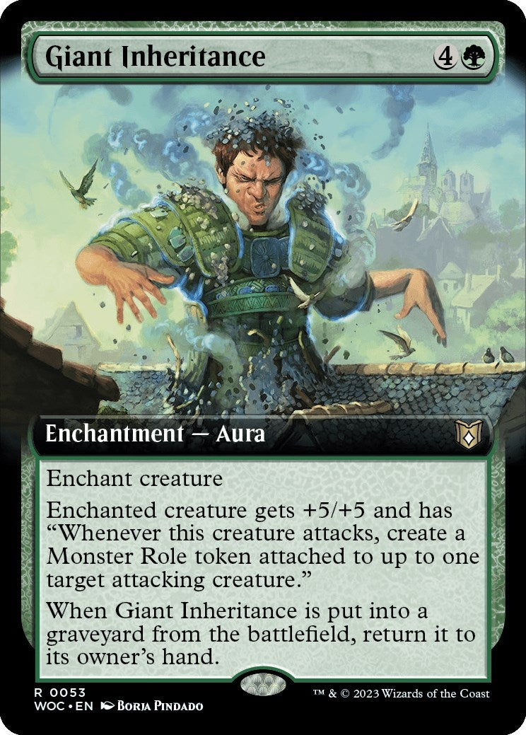 Image for Giant Inheritance (Extended Art) (53) (WOC) - Magic: The Gathering