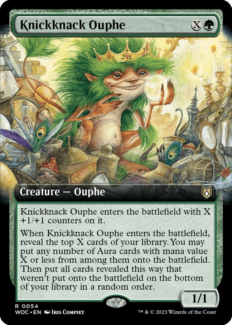 Image for Knickknack Ouphe (Extended Art) (54) (WOC) - Magic: The Gathering