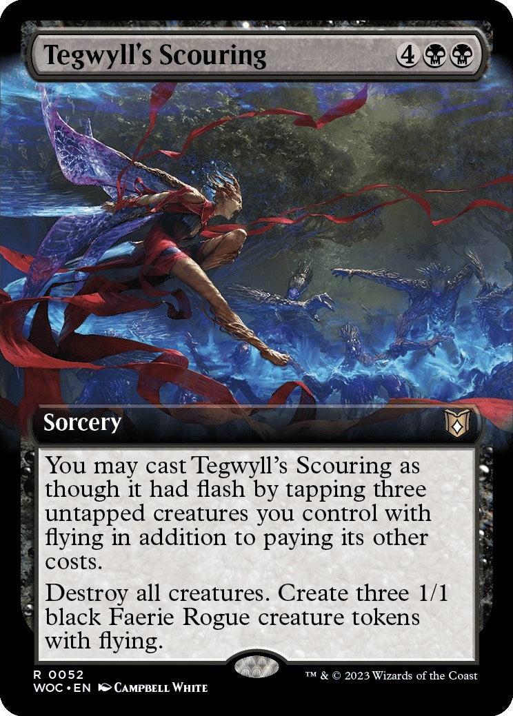 Image for Tegwyll's Scouring (Extended Art) (52) (WOC) - Magic: The Gathering