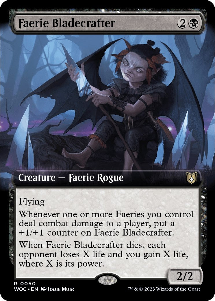 Image for Faerie Bladecrafter (Extended Art) (50) (WOC) - Magic: The Gathering