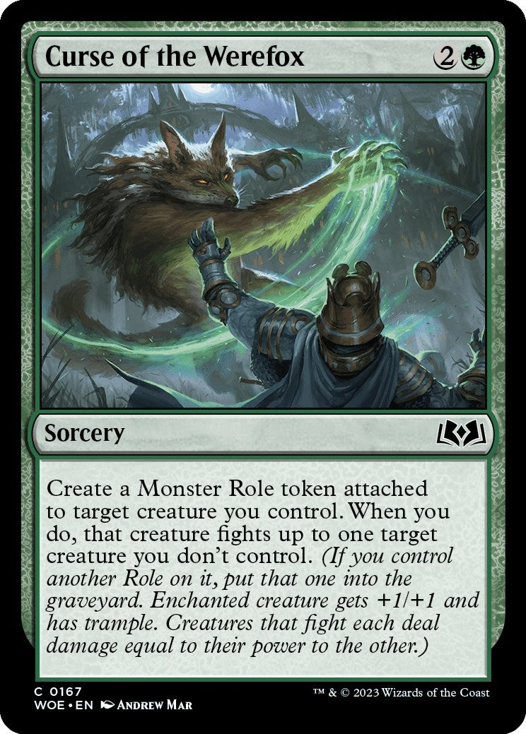 Image for Curse of the Werefox (167) (WOE) - Magic: The Gathering