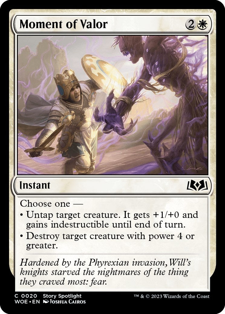 Image for Moment of Valor (20) (WOE) - Magic: The Gathering