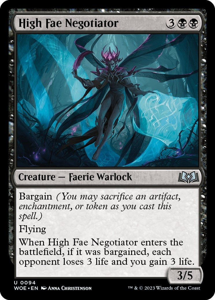 Image for High Fae Negotiator (94) (WOE) - Magic: The Gathering