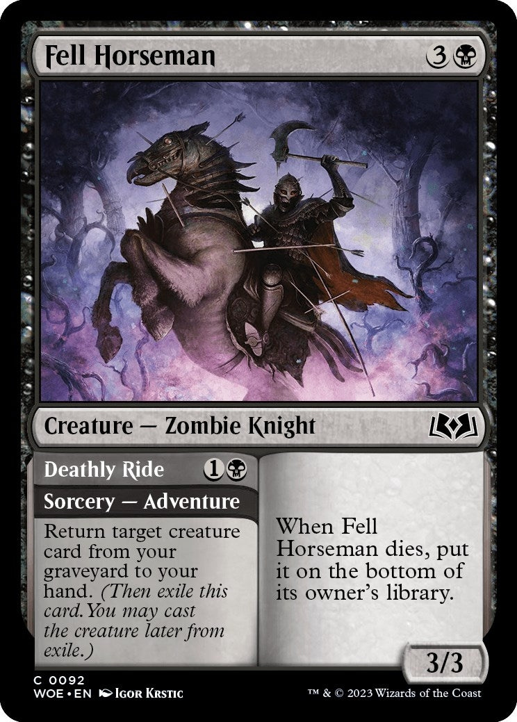 Image for Fell Horseman (92) (WOE) - Magic: The Gathering