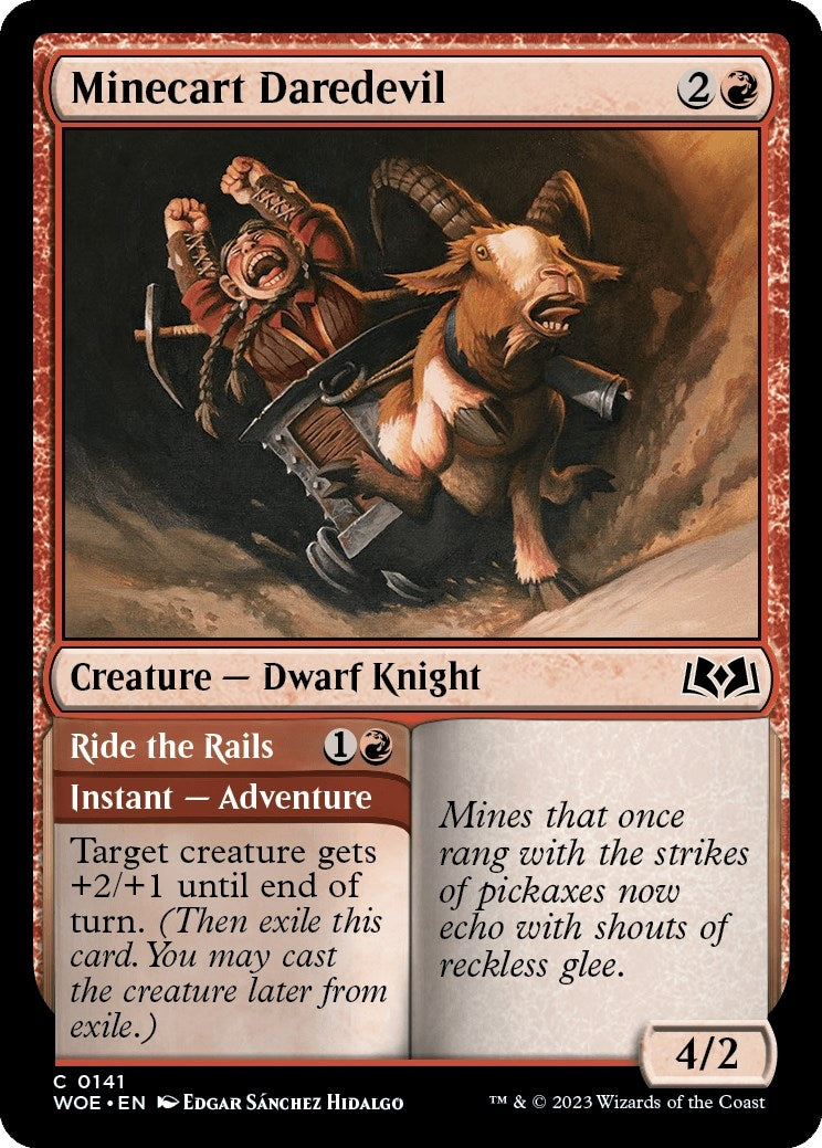 Image for Minecart Daredevil (141) (WOE) - Magic: The Gathering