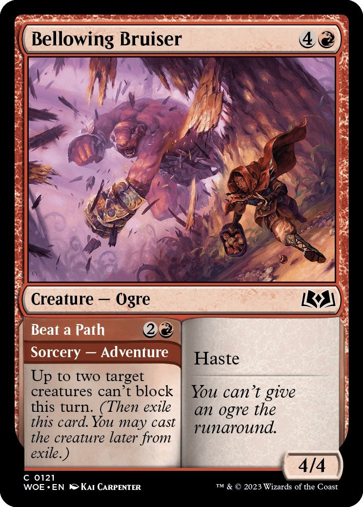 Image for Bellowing Bruiser (121) (WOE) - Magic: The Gathering