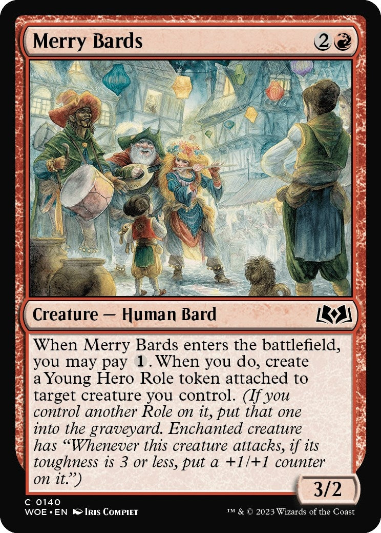 Image for Merry Bards (140) (WOE) - Magic: The Gathering
