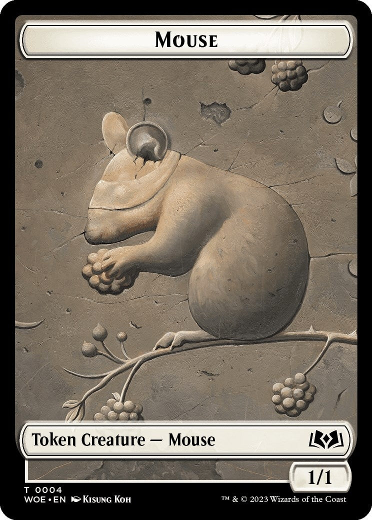 Image for Mouse Token (4) (WOE) - Magic: The Gathering