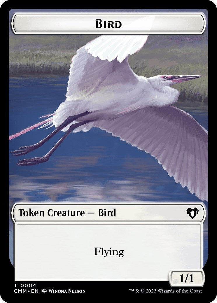 Image for Bird // Demon Double-Sided Token (4 // 15) (CMM) - Magic: The Gathering
