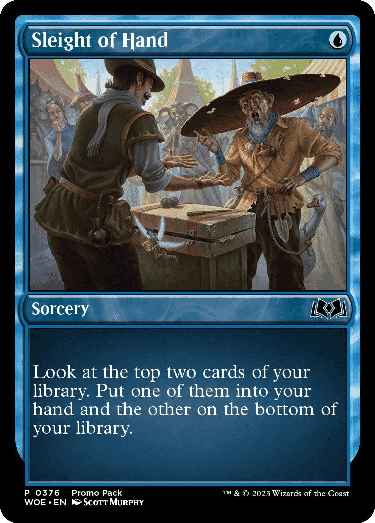 Image for Sleight of Hand (376) (PPWOE) - Magic: The Gathering