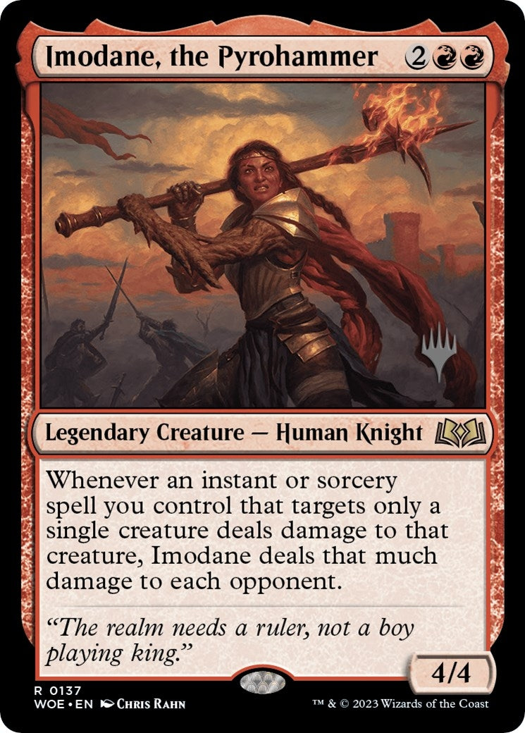 Image for Imodane, the Pyrohammer (137) (PPWOE) - Magic: The Gathering