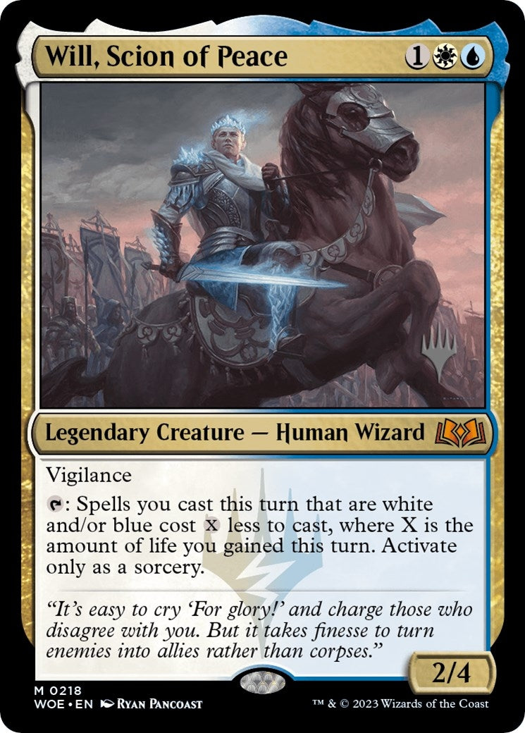 Image for Will, Scion of Peace (218) (PPWOE) - Magic: The Gathering