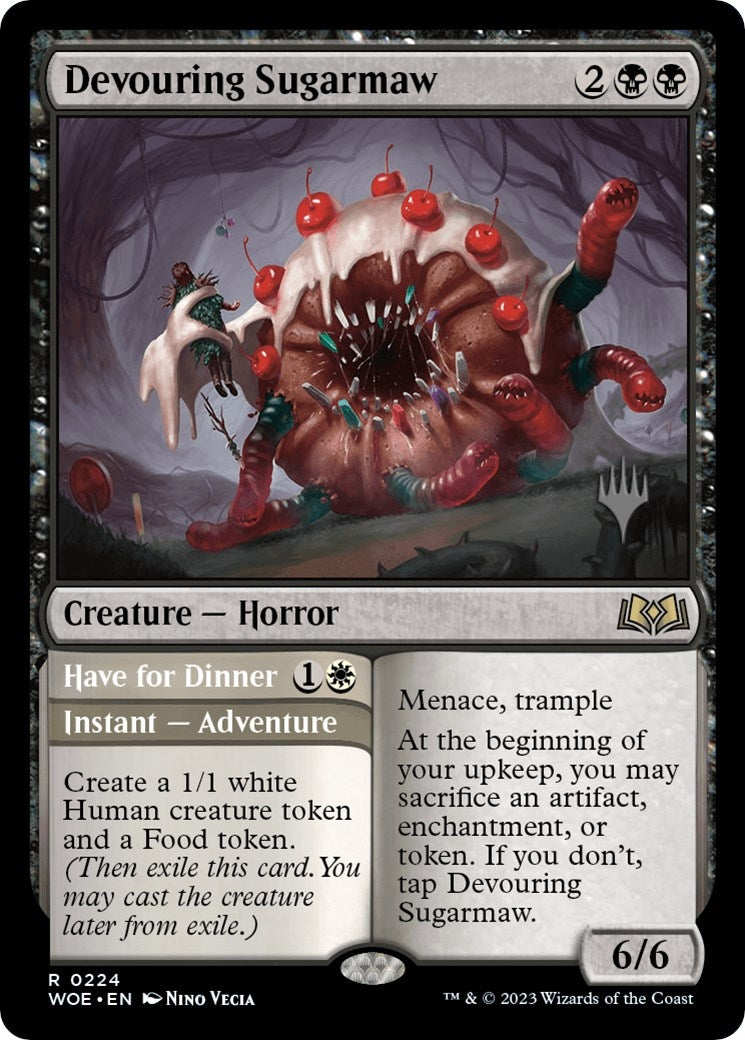 Image for Devouring Sugarmaw (224) (PPWOE) - Magic: The Gathering