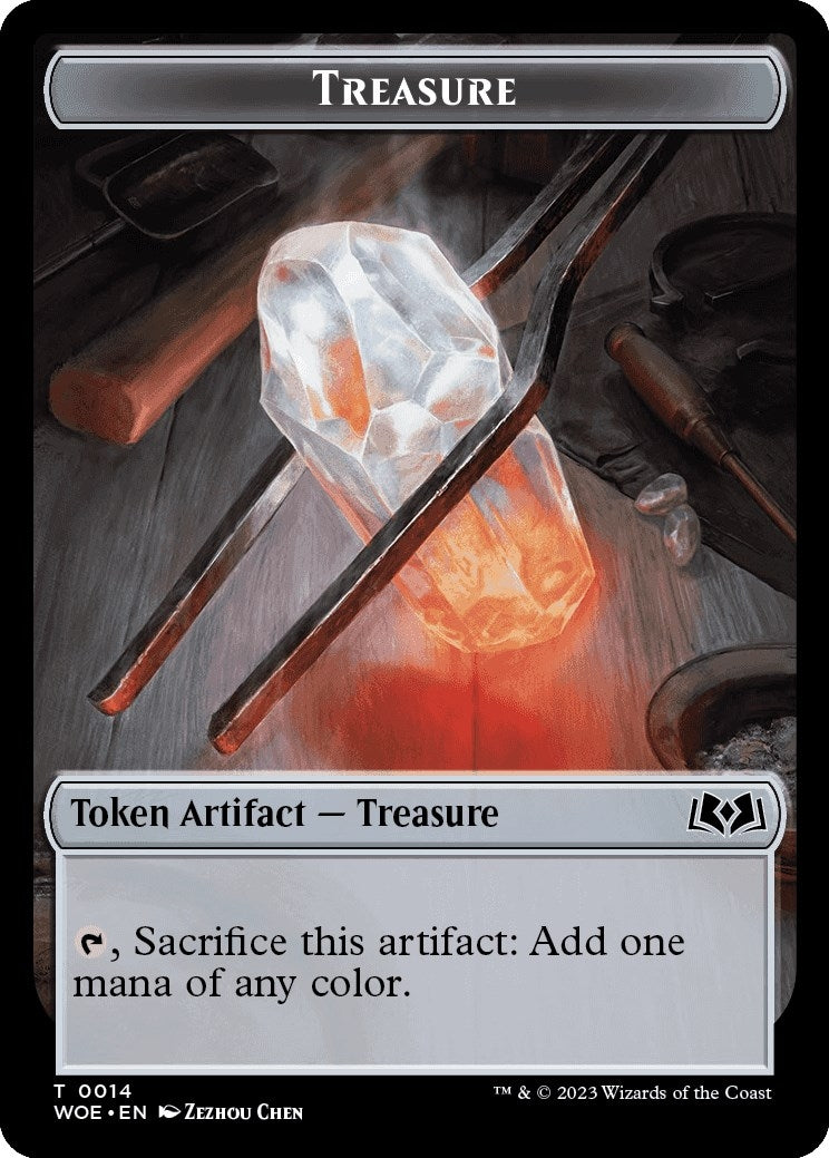 Image for Treasure // Food (0012) Double-Sided Token (14 // 12) (WOE) - Magic: The Gathering