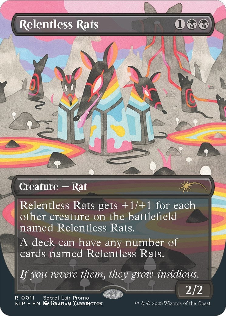 Image for Relentless Rats (0011) (11) (SLP) - Magic: The Gathering