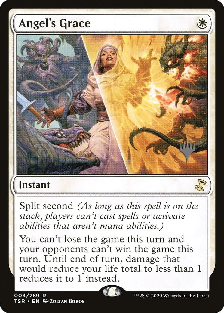 Image for Angel's Grace (4) (PPWOE) - Magic: The Gathering