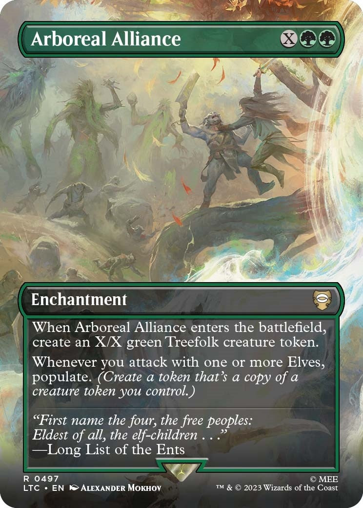 Image for Arboreal Alliance (Borderless) (497) (LTC) - Magic: The Gathering